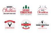 Christmas Badges, an Object Graphic by Creative Stall (Thumbnail 1 of 3)