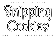 Snipping Cookies, a Sans Serif Font by InermediaSTUDIO (Thumbnail 1 of 8)
