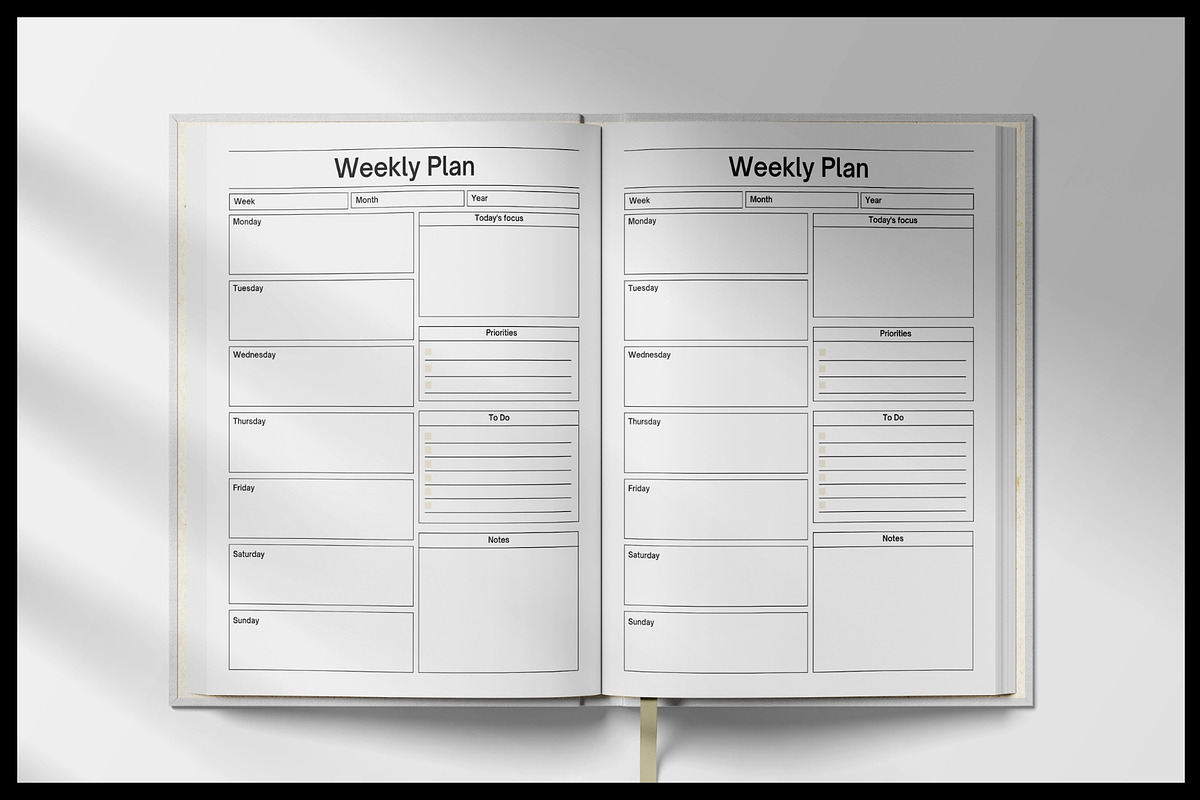 2026 Weekly Planner, a Stationery Template by Designmela01 (Photo 3 of 7)