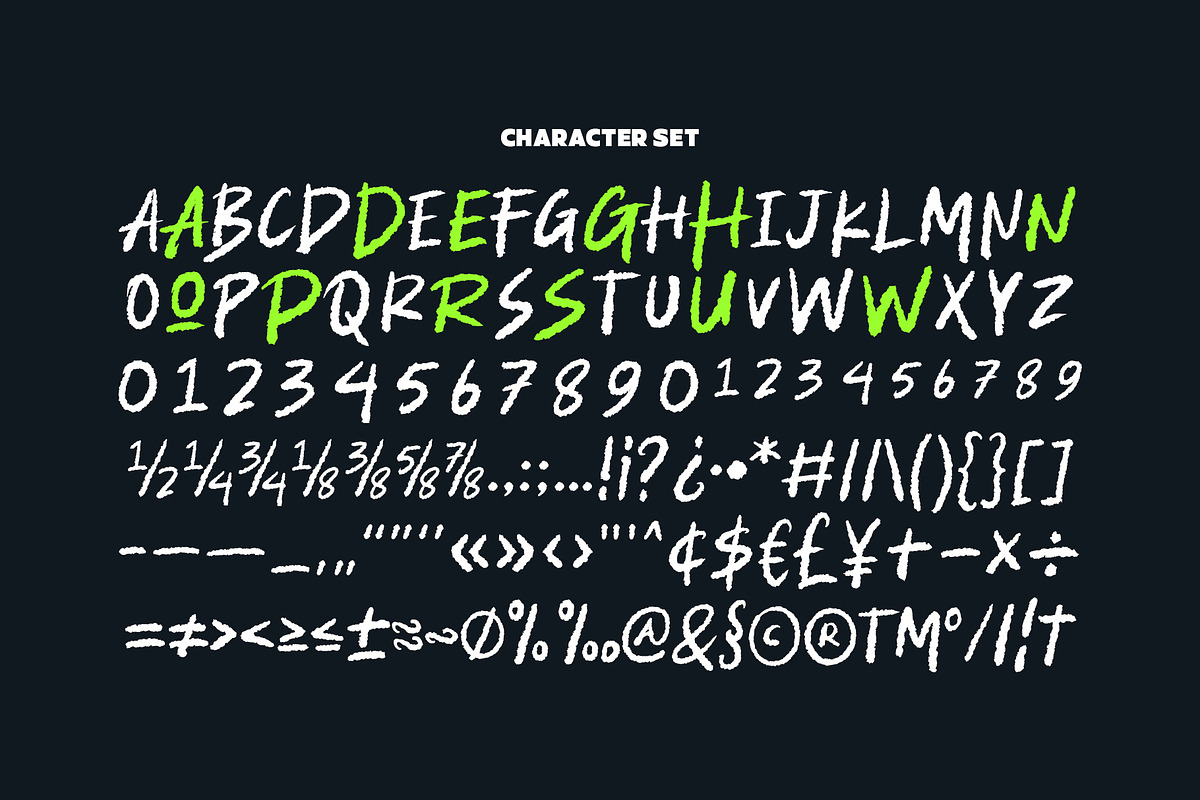 Splashed Brush Font, a Font by trustha (Photo 10 of 10)