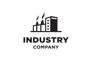Industry Factory Building Logo, a Branding & Logo Template by funpixel