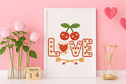 Love Embroidery PNG, Valentine's Day, an Illustration by Canvas Craft (Thumbnail 3 of 7)