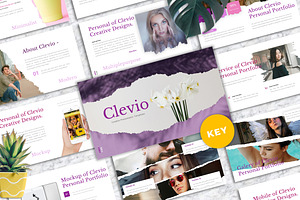 Clevio - Personal Portfolio Keynote