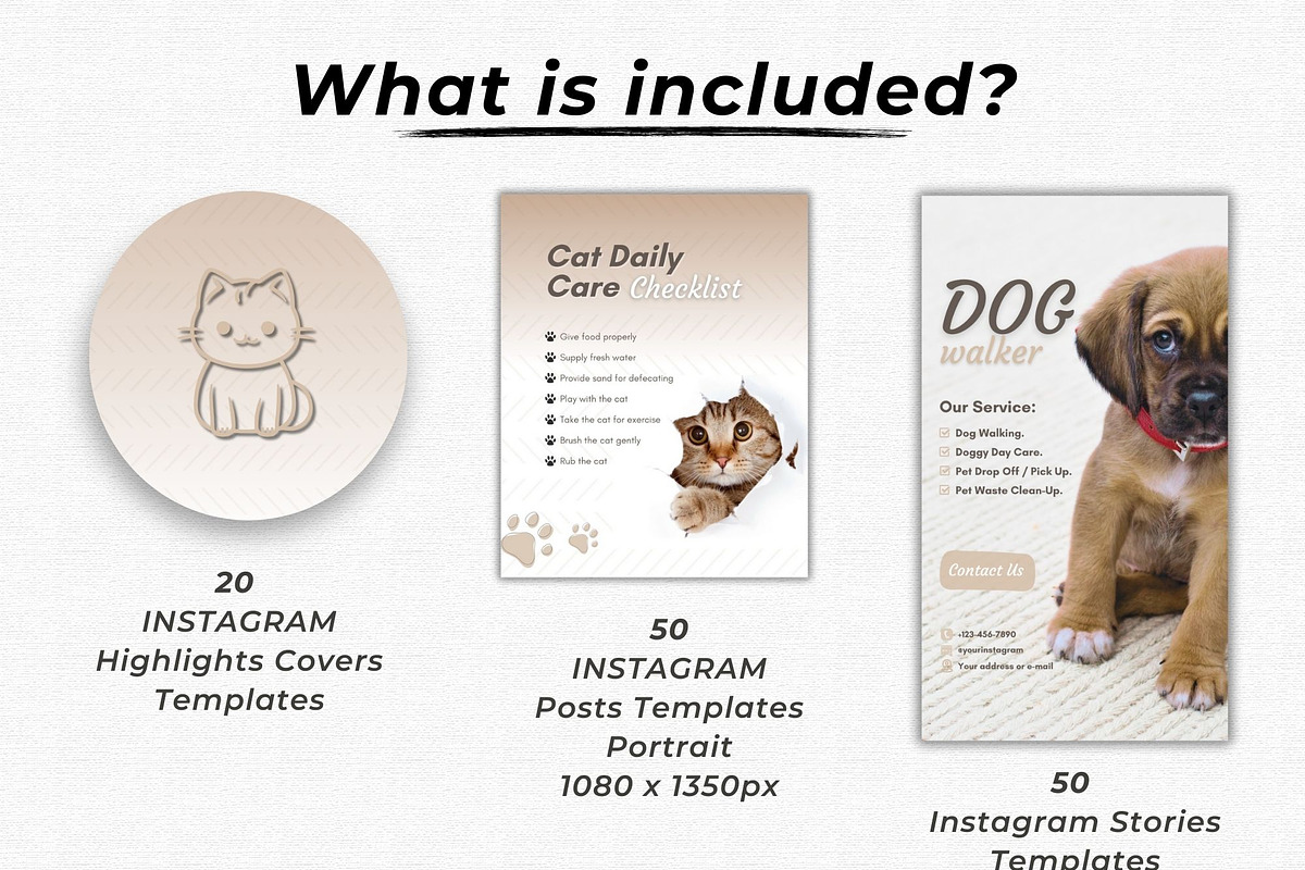 Pet Shop Social Media Templates, a Social Media Template by Talipic Designs (Photo 2 of 8)
