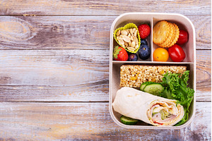 Healthy school lunch box