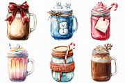 Christmas Hot Cocoa Mason Jar PNG, an Illustration by Craft Nest (Thumbnail 3 of 6)
