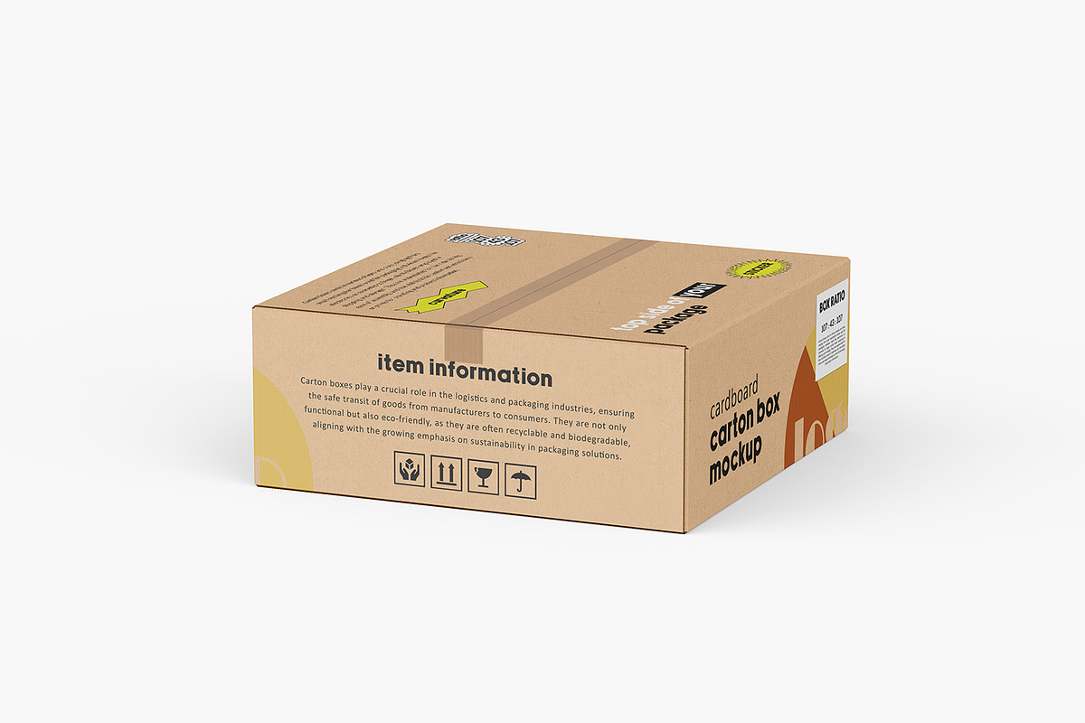 Cartoon Box Mockup, a Packaging Mockup by Ram Studio LLC (Photo 18 of 23)