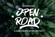 OPEN ROAD Brush Font, a Script Font by James Daly (Thumbnail 6 of 10)