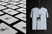 Minimalist Silhouette Deer Logo, a Branding & Logo Template by Artnivora.Std (Thumbnail 4 of 4)
