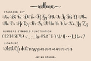 Willona, a Script Font by Nurul_kamal (Thumbnail 7 of 10)