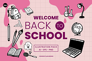 Hand Drawn Back to School Doodle, an Object Graphic by SLAB! Design (Thumbnail 1 of 4)