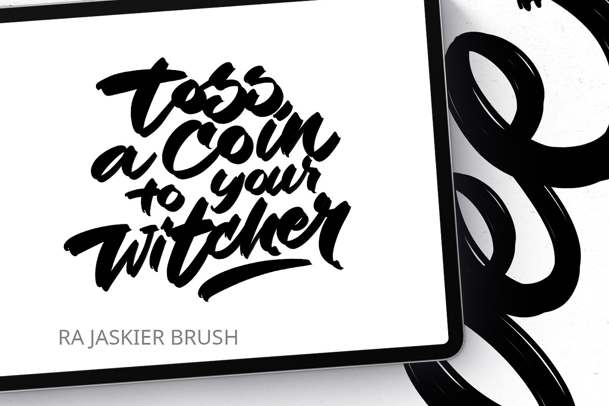 Basic Lettering Brushes. Procreate, a Brush Add-On by Diacritics (Photo 7 of 9)