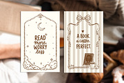 Coffee & Books Bookish Vector Set, an Object Graphic by VerAna (Thumbnail 7 of 23)