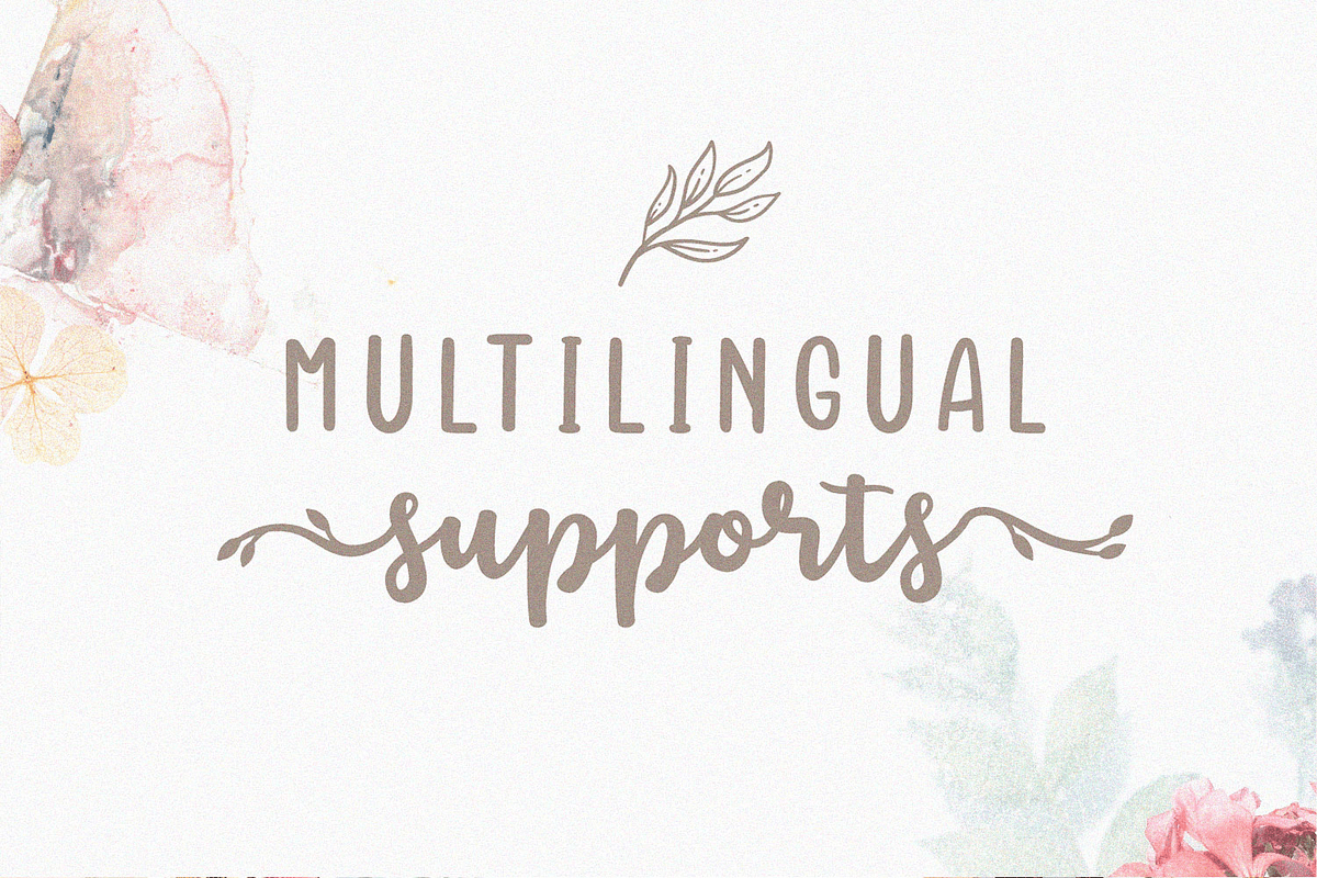 Floristy | Floral Cursive Font, a Script Font by Auratype (Photo 11 of 14)