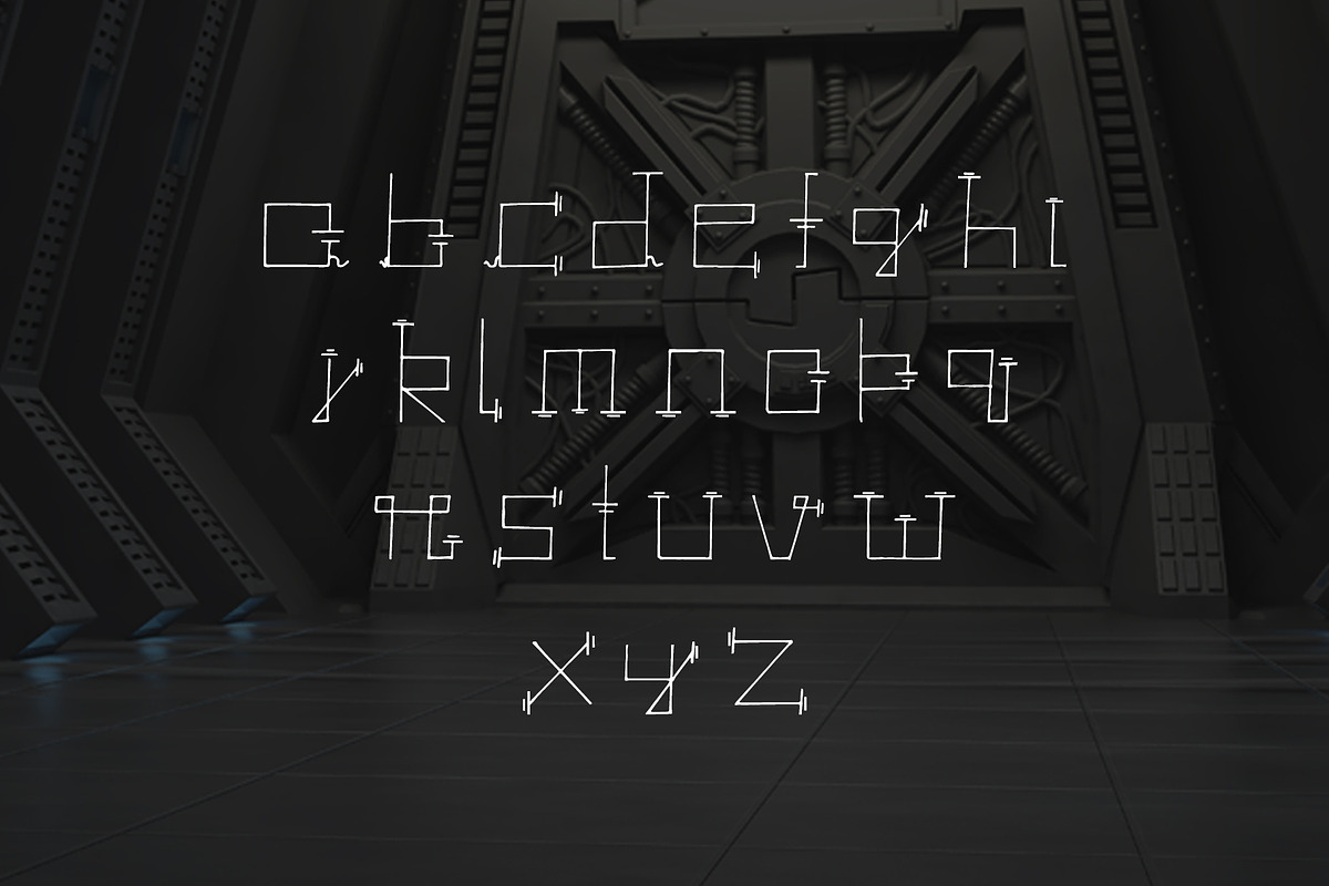Mercuric Fancy Font preview 3