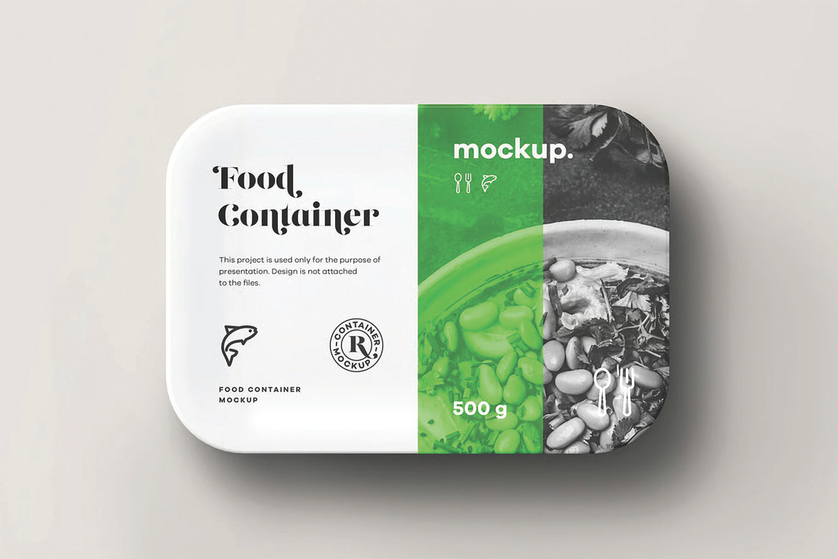 Food Container Mockup, an Advertising Mockup by DesignRushMarket (Photo 6 of 14)