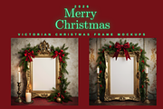 Victorian Christmas Frame Mockup, a Mockup by StormDigitalArt (Thumbnail 1 of 2)