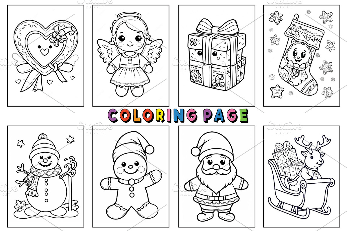 Christmas Gingerbread Coloring Pages, an Arts & Entertainment Photo by Wow Magic (Photo 2 of 3)
