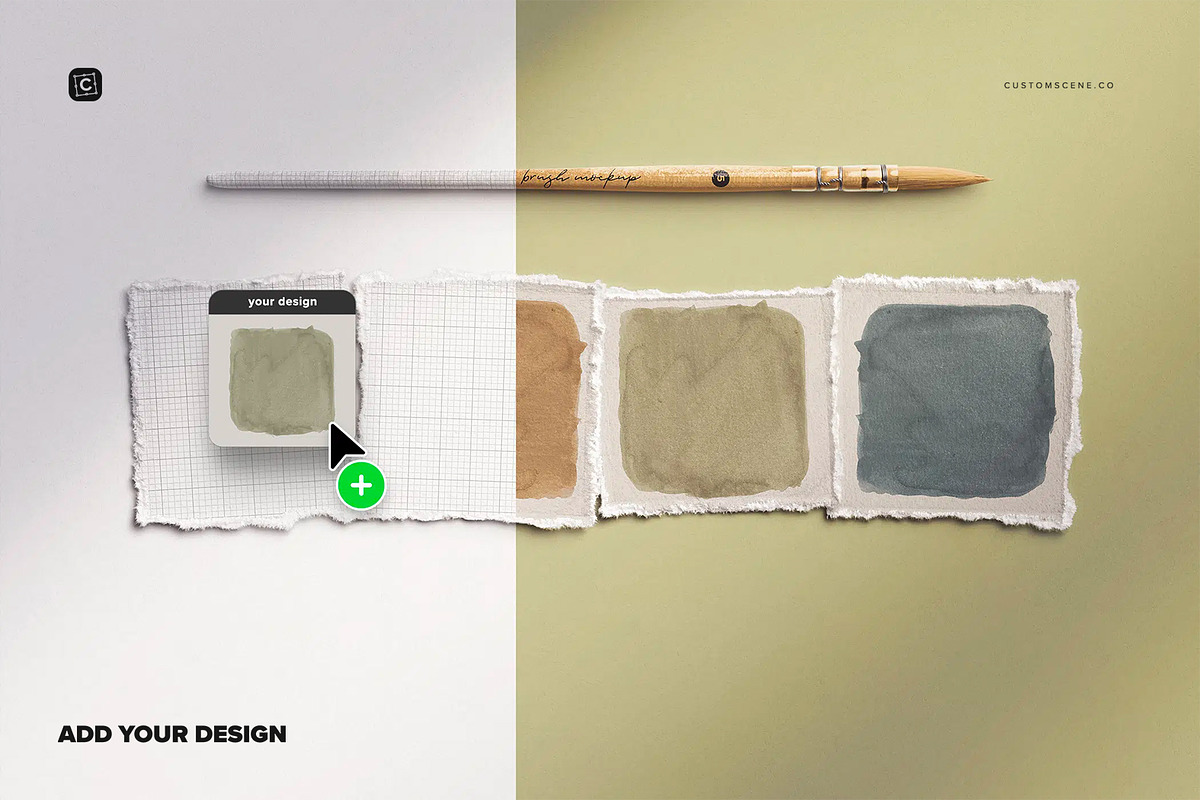 Sampling Deckled Edge Paper, a Product Mockup by Custom Scene (Photo 5 of 10)