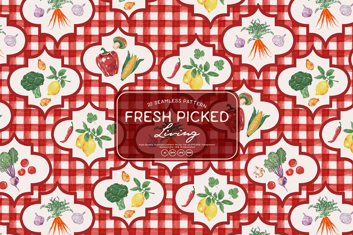 Fresh Picked Living, a Pattern Graphic by MSNTY STUDIOX (Photo 5 of 30)