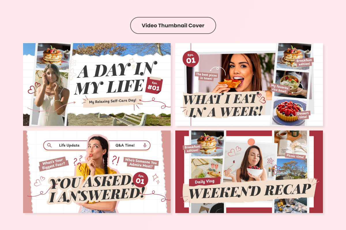 Lifestyle YouTube Thumbnail Design, a Social Media Template by twinstd (Photo 2 of 2)