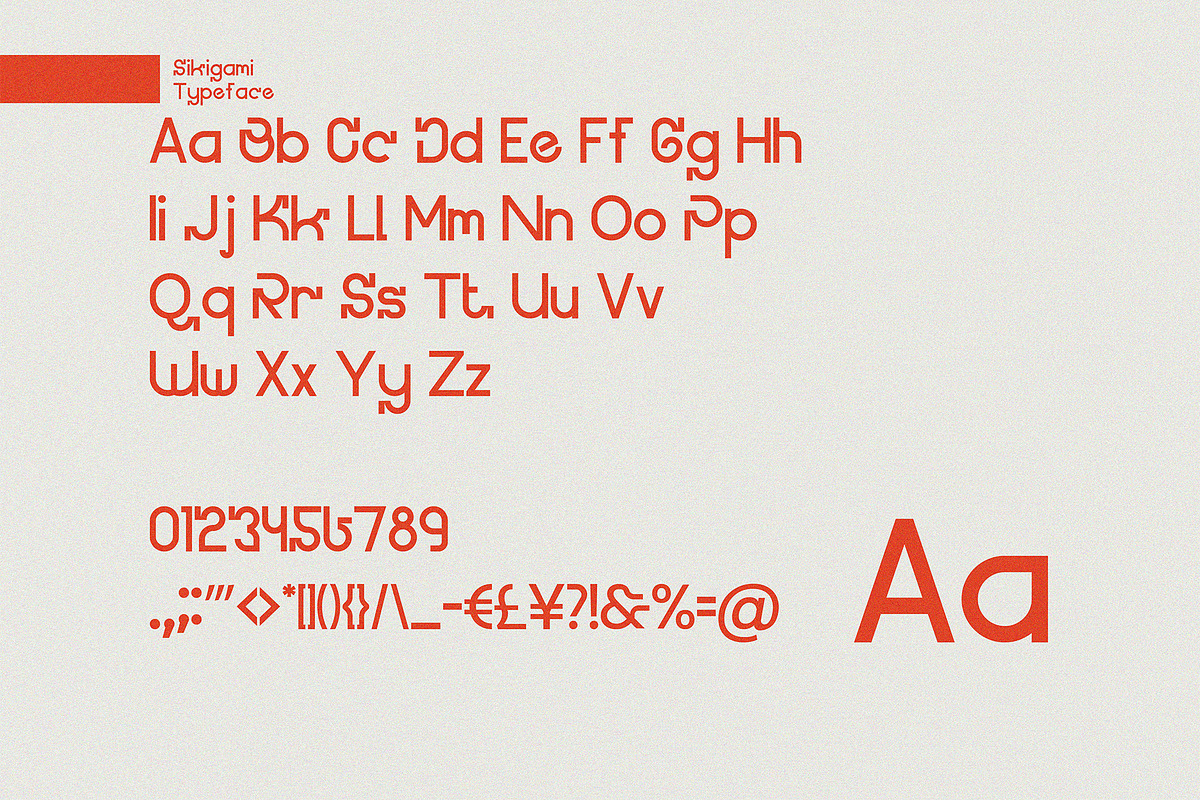 Sikigami - Family Font, a Sans Serif Font by Boril Std (Photo 2 of 13)