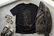 Three Fish Stacked In A Trench Coat, an Object Graphic by SharpMarketplace (Thumbnail 3 of 4)