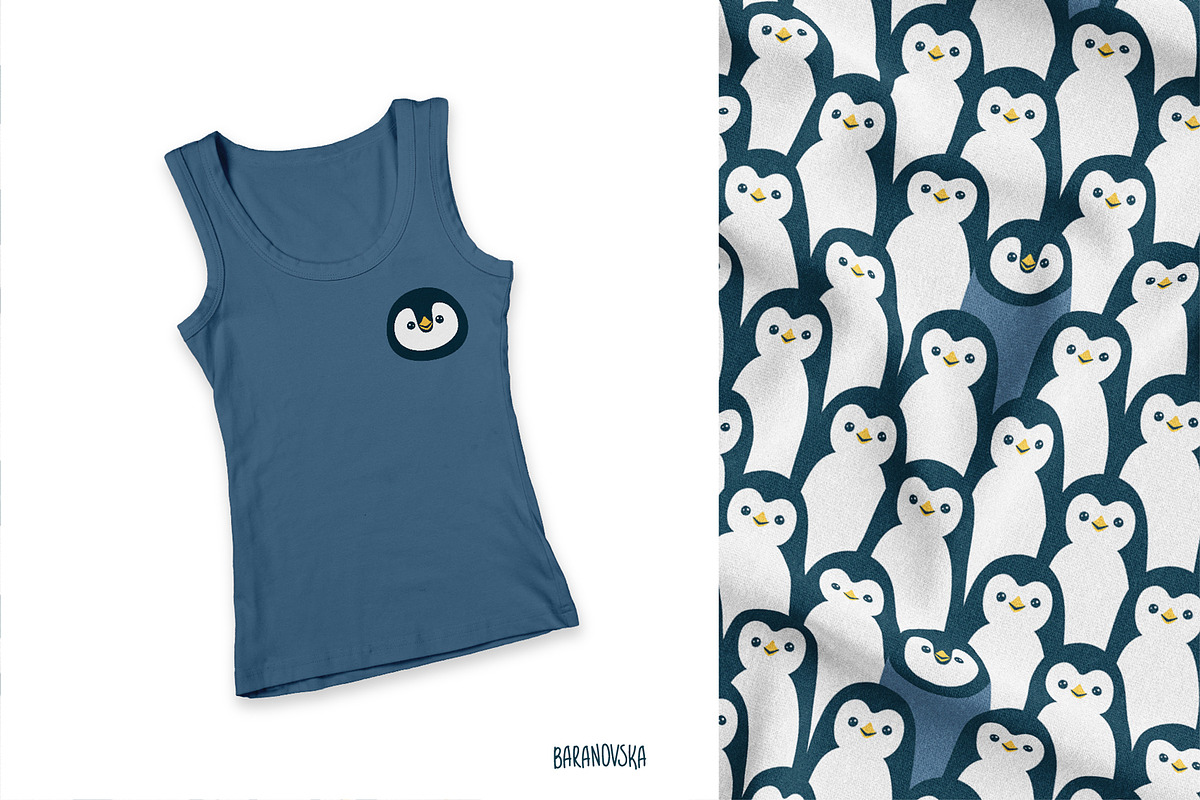 Cute Arctic Animals, a Pattern Graphic by Baranovska (Photo 8 of 10)