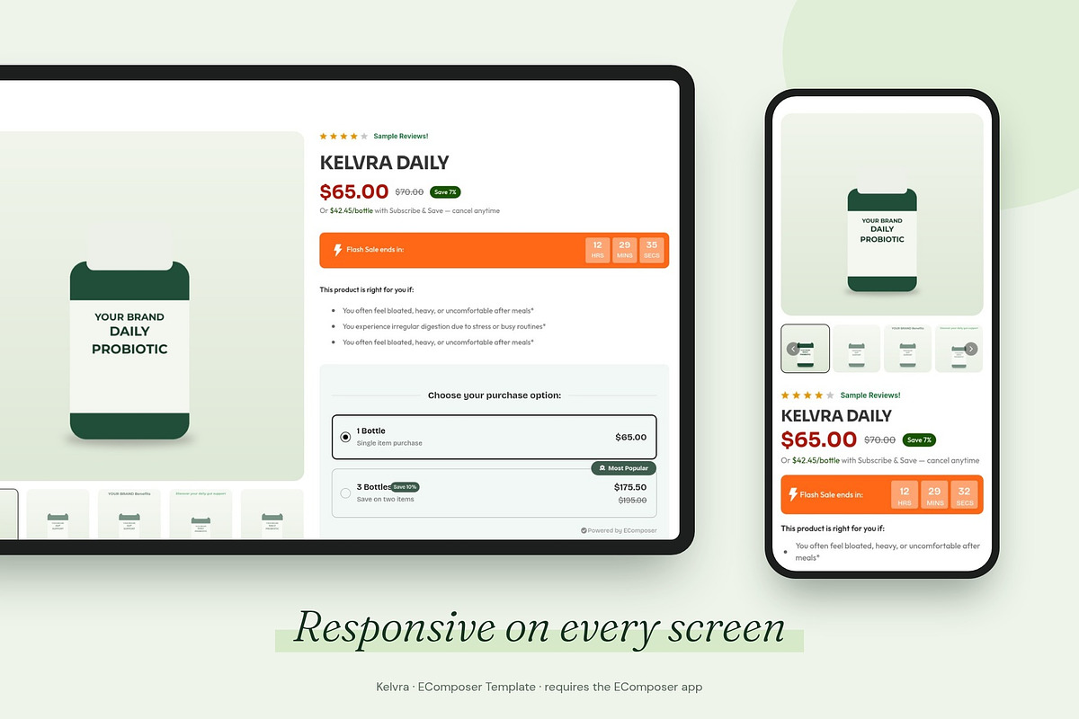 Kelvra - Shopify EComposer Template, a Shopify Template by Boost Convert (Photo 8 of 11)