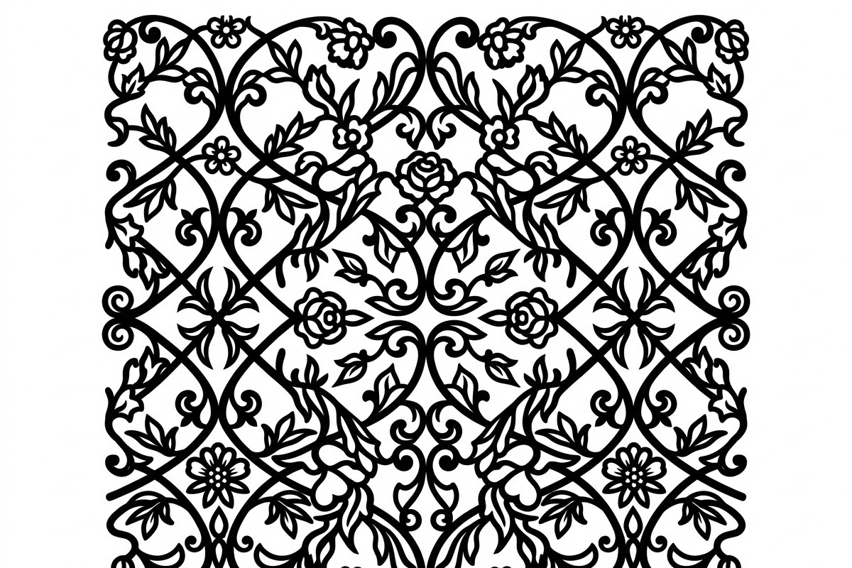Elegant floral ornament pattern, a Decorative Illustration by Amazin_art (Photo 13 of 51)