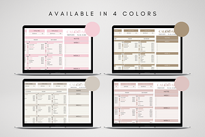 Google Sheets Bill Tracker 2024