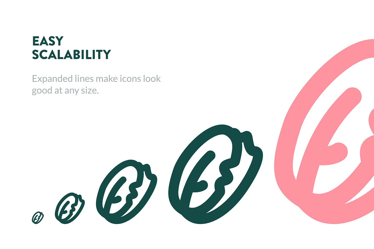 PLANTICONS - line icons & glyphs, an Outline Icon by matcha studios (Photo 4 of 6)