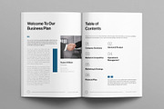 Digital Business Plan Template, a Brochure Template by E-Type (Thumbnail 2 of 7)