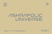 Barmo Futuristic Tech Font, a Sans Serif Font by baqoos (Thumbnail 3 of 9)