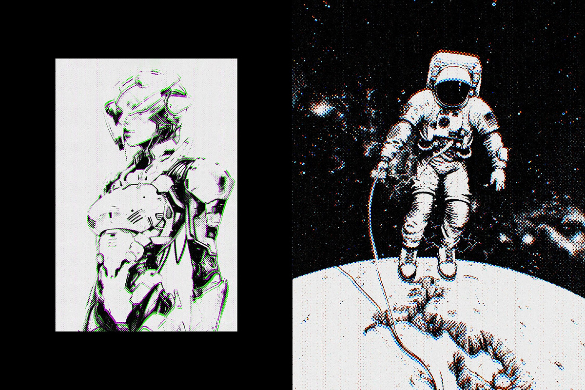 Old Misprint Design Effect, a Layer Style Add-On by Design Squad (Photo 6 of 7)
