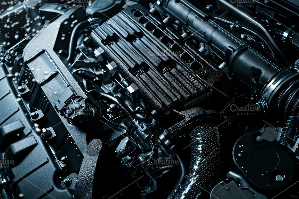55 Car engines, a Transportation Illustration by Handmadefont (Photo 30 of 56)