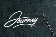 Jefinian Script, a Script Font by sizimon (Thumbnail 3 of 6)