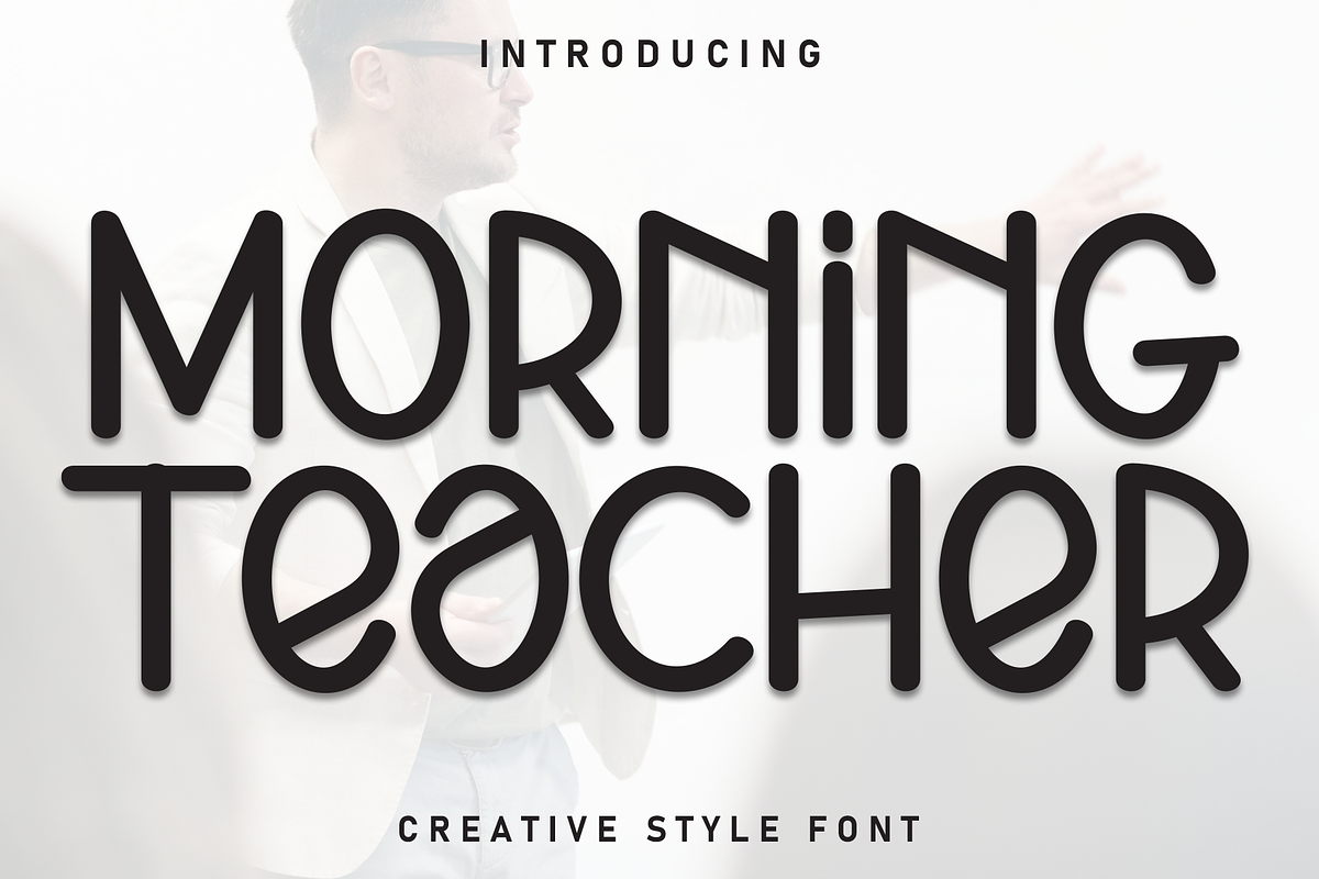 Morning Teacher | Script Font, a Script Font by Scratchones (Photo 1 of 8)