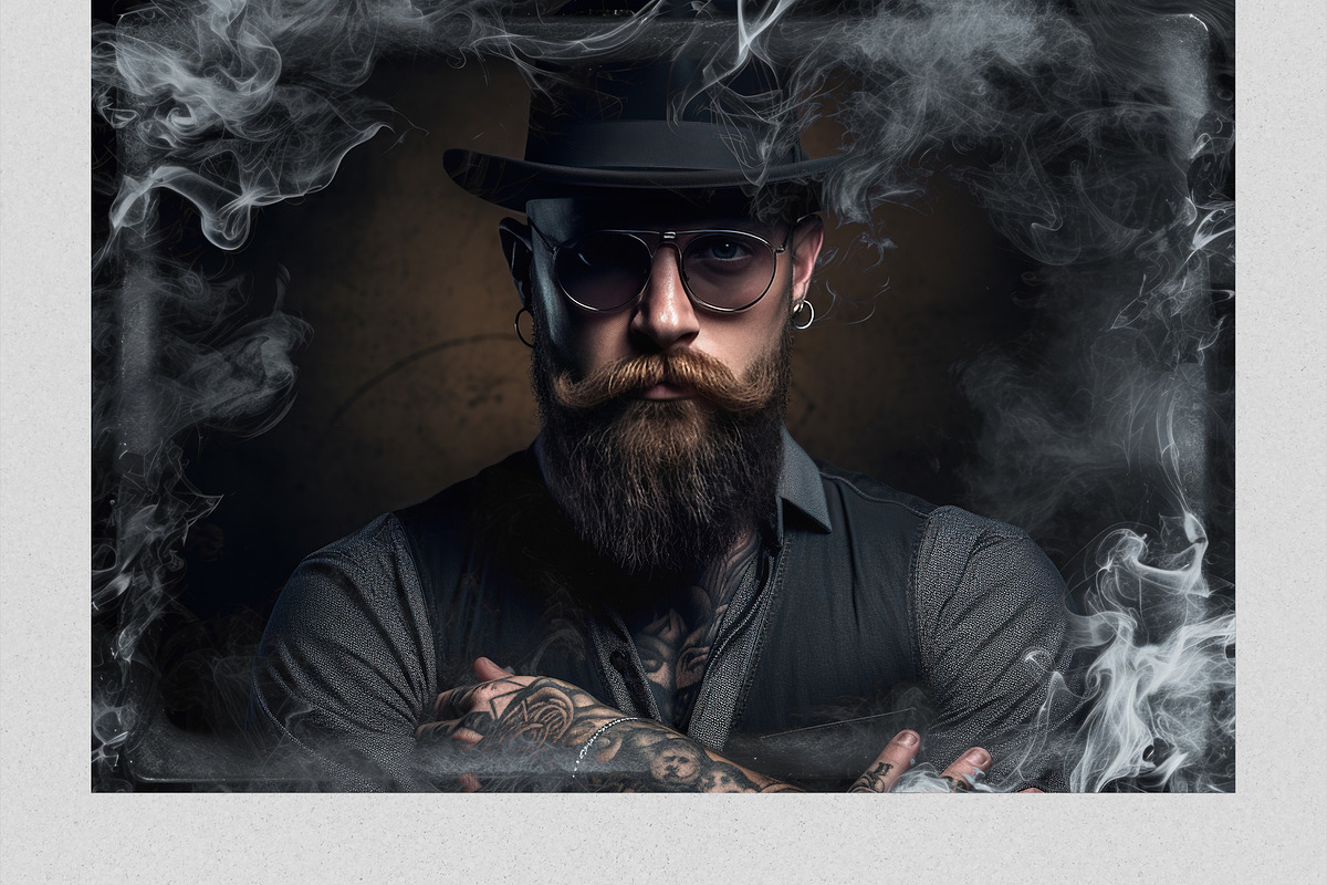 Smoke Frames Photo Overlays, a Brushes & More by PhotoSpirit (Photo 7 of 8)