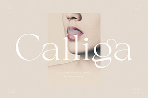 Calliga // Stylish Ligature Serif