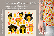 We are women set, a Background Graphic by Masha Naidzionysheva (Thumbnail 1 of 9)