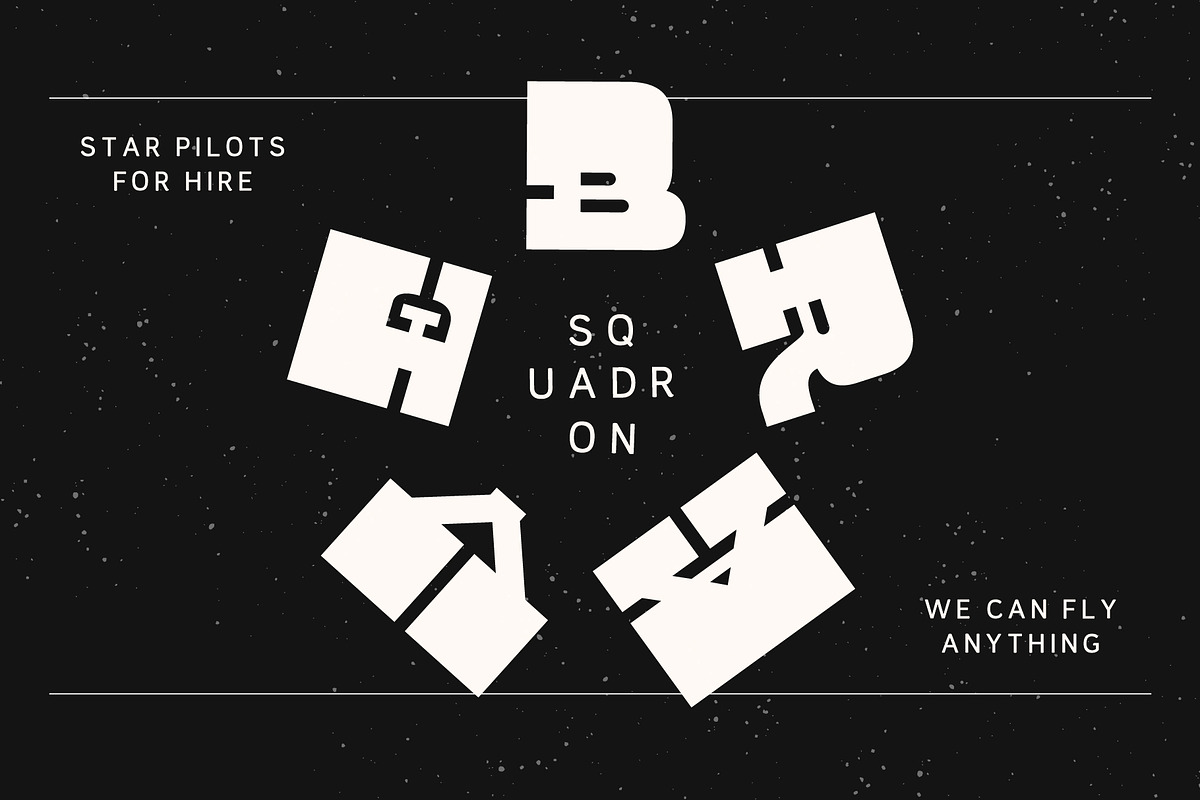 Badmoon Slab - A Space Western font, a Slab Serif Font by Nick Mac (Photo 4 of 8)