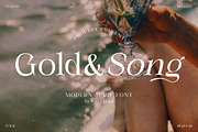 Gold & Song Modern Serif Font, a Serif Font by Storytype Studio (Thumbnail 1 of 15)