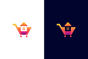 Gradient Modern Shopping Cart Logo, a Branding & Logo Template by Artnivora.Std (Thumbnail 2 of 3)