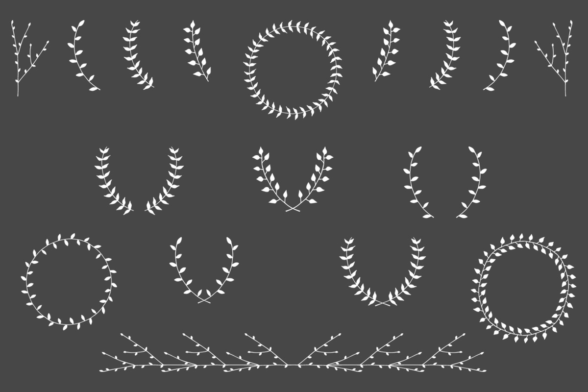 Hand-drawn-branches-set1 preview 3