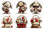 Whimsical Easter Eggs Basket Clipart, an Illustration by Craft Nest (Thumbnail 9 of 11)