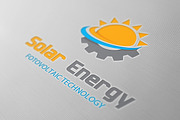 Solar Energy Logo, a Branding & Logo Template by Designoo (Thumbnail 1 of 6)