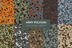 Army Polygon Camouflage Patterns