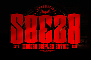 Sheza, a Blackletter Font by Linecreative (Thumbnail 1 of 8)