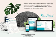 Creative Resume Example, CV Cover L., a Resume Template by HIRED Design Studio (Thumbnail 10 of 19)